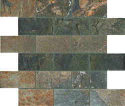 Мозаїка (30x30) Natural Slate Multicolor brick nat - Natural slate