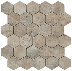 Декор Aix Cendre Honeycomb Tumbled A0UC