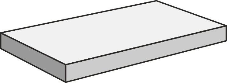 Кутова сходинка (34x120) EGDEX86 Grd Ang Sx Pls Travertino Glossy - Exedra з колекції Exedra Cotto dEste