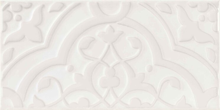 Плитка E232562 Morris Decor All White Orchid 12,5X25 Estudio з колекції Morris Estudio Ceramico