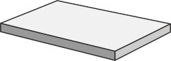 Кутова сходинка (33.3x119.8) Gubi Corner Step Tile Anthracite nat 33,3x120 - Gubi