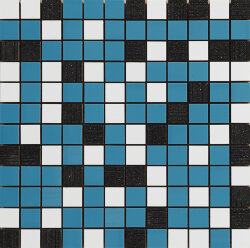 Мозаїка 29.75X29.75 Acces Blue Decor Mosaico 2.5X2.5 Zero Aparici