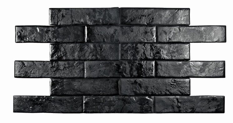 Плитка 7*28 Brick Wall Negro Brick Wall Pamesa з колекції Brick Wall Pamesa
