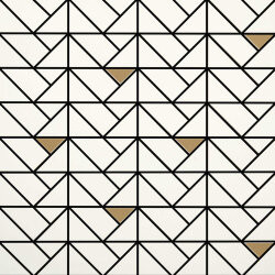 Мозаїка 40x40 Eclettica White Mosaico Bronze - Eclettica - M3JA
