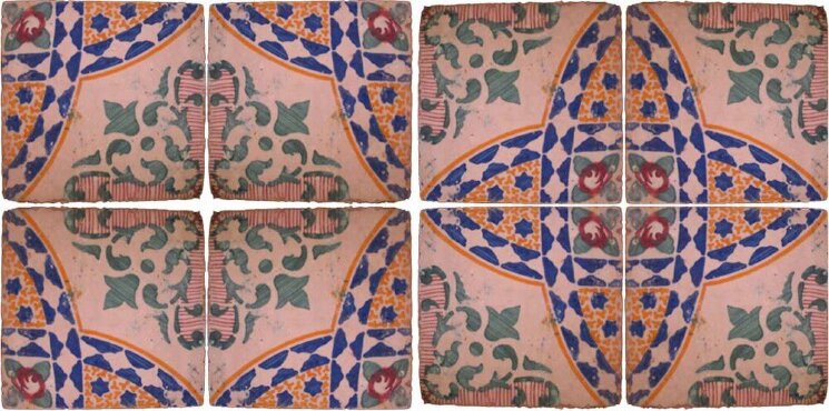 Декор (10x10) Piastrelle Maioliche Repro 027/A - Maioliche Repro з колекції Maioliche Repro Scianna