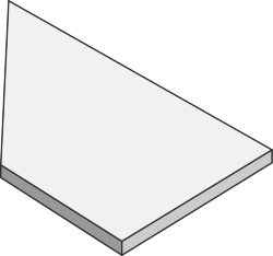Бортик для басейну 30x60 Ang Ret Sx Reveille20 Mm - Pierre des Rêves - PGDP8D9
