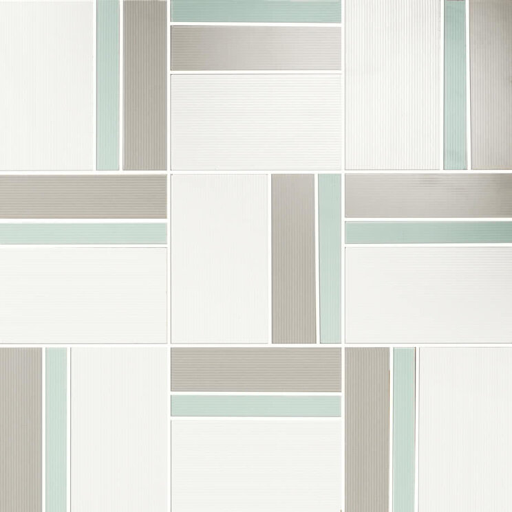 Мозаїка (35x35) 663.0074.051 Mosaic Diluvio Turchese - Acqua з колекції Acqua Love Tiles Мозаїка (35x35) 663.0074.051 Mosaic Diluvio Turchese - Acqua з колекції Acqua Love Tiles