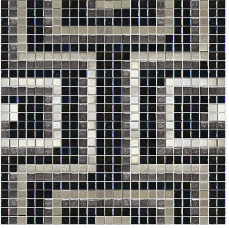 Мозаїка (66.7x66.7) 2002097 Inca Black - Geoforms з колекції Essence Onix Mosaico