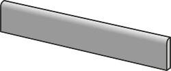 Плінтус Cotto Mediterraneo Batt Blu Mediterraneo Luc - 8x34 SBT3399 Cotto Mediterraneo