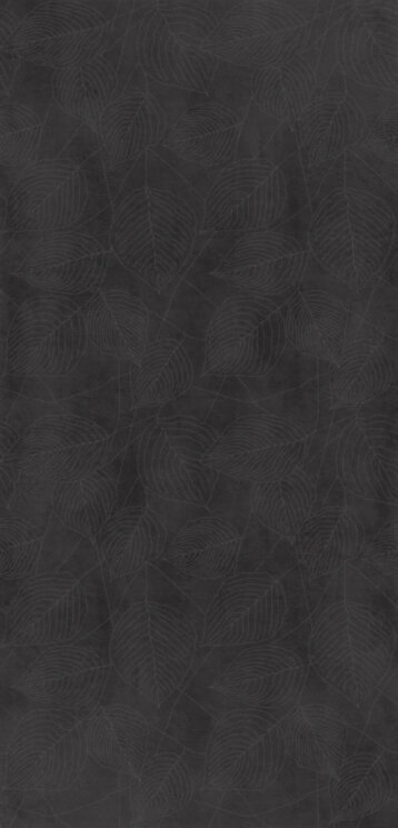 Плитка Concrete Signs Graphite Leaves 6 mm - 120x250 6CONCR250GRAPLEAV Concrete Signs з колекції Concrete Signs Gigacer