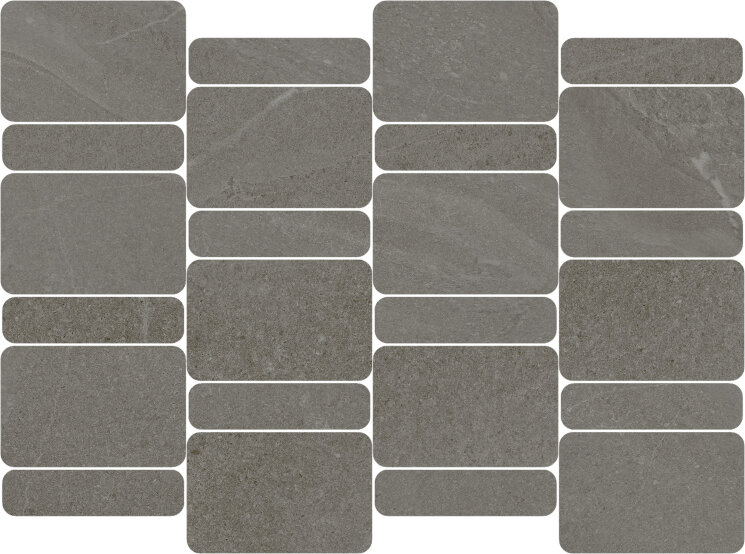 Мозаїка 29X39 Stoneplay Mosaico Domino Cliff Antracite Rczy Ragno з колекції Stoneplay Ragno