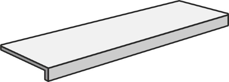 L-елемент (15x60) 0SS1ELR Silver s.Ivory "L" E/R - Silver Stone з колекції Silver Stone COEM