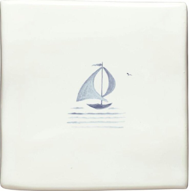 Декор Delft Boats Thomas Basset Of Rye 12.7x12.7 Classic Winchester з колекції Classic Winchester Декор Delft Boats Thomas Basset Of Rye 12.7x12.7 Classic Winchester з колекції Classic Winchester