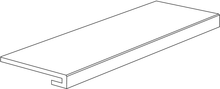 Сходинка 33x120 Charm White Gradone Costa Retta - Charm - 107524 з колекції Charm Monocibec Сходинка 33x120 Charm White Gradone Costa Retta - Charm - 107524 з колекції Charm Monocibec