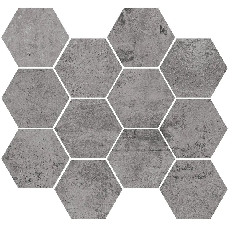 Мозаїка 28x30 WERKBUND GREY NAT MOS HEX Land Werkbund з колекції Werkbund Land