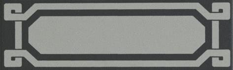 Бордюр Listello Black London 6x20 Old England Ceramiche Grazia з колекції Old England Ceramiche Grazia
