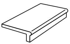 Сходинка - Фігурний Кут 804 Bossa 11.5x24 Keraplatte Duro Stroeher з колекції Keraplatte Duro Stroeher