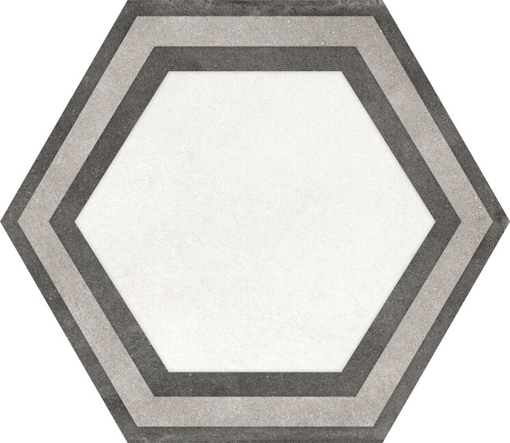 Плитка Frame b w - 22x25 00ZESA9 Hexagon з колекції Hexagon Elios Плитка Frame b w - 22x25 00ZESA9 Hexagon з колекції Hexagon Elios