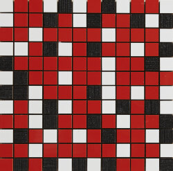 Мозаїка 29.75X29.75 Acces Red Decor Mosaico 2.5X2.5 Zero Aparici