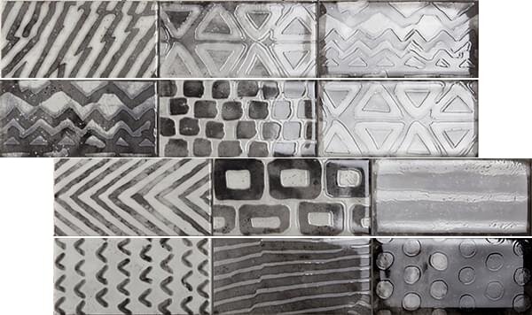 Декор Decor Black 10x20 Be In Iris з колекції Be In Iris Декор Decor Black 10x20 Be In Iris з колекції Be In Iris