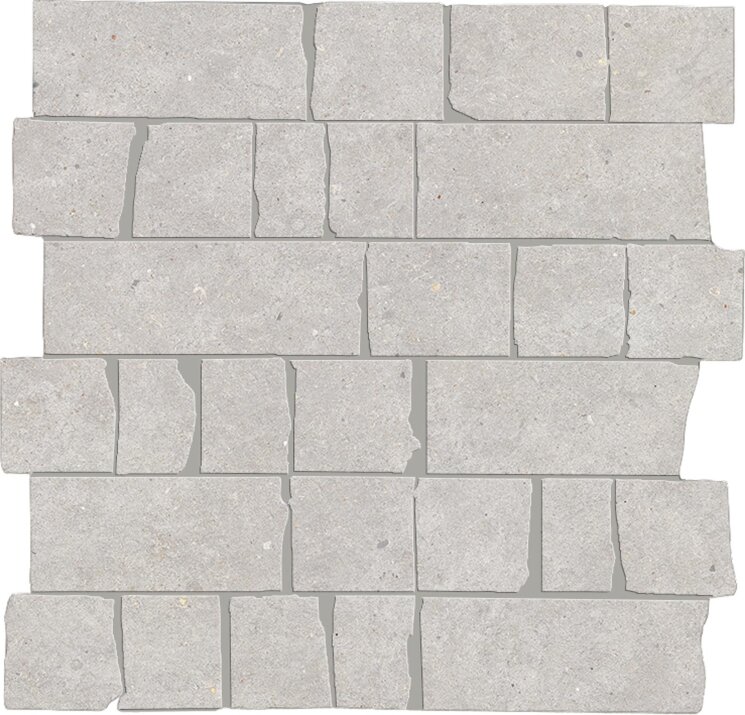 Мозаїка 30x30 Moon White Mosaico Spaccatella - Mystone Moon - M8LJ з колекції Mystone Moon Marazzi