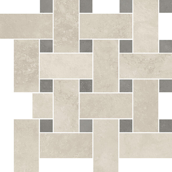 Мозаїка 30x30 Senzatempo Basket Wave Beige - Senzatempo - SETEBABE з колекції Senzatempo Ceramica Euro