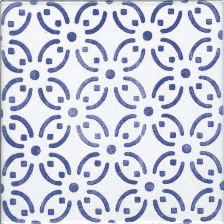 Плитка (10x10) CI NC/1 SM32 Blu Service su fondo P/8 bianco - Novecento з колекції Novecento Made a Mano Плитка (10x10) CI NC/1 SM32 Blu Service su fondo P/8 bianco - Novecento з колекції Novecento Made a Mano