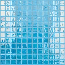 Мозаїка 31,5x31,5 Titanium  Sky Blue/turquoise Brush 733