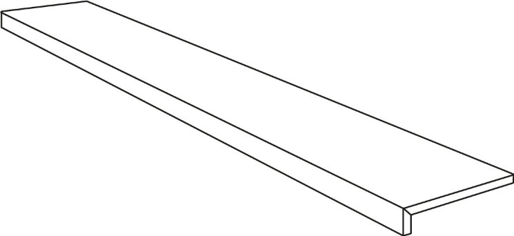 Сходинка 30x120 Costa Retta To Be Peltro - To Be Concrete - 1062289 з колекції To Be Concrete Cercom