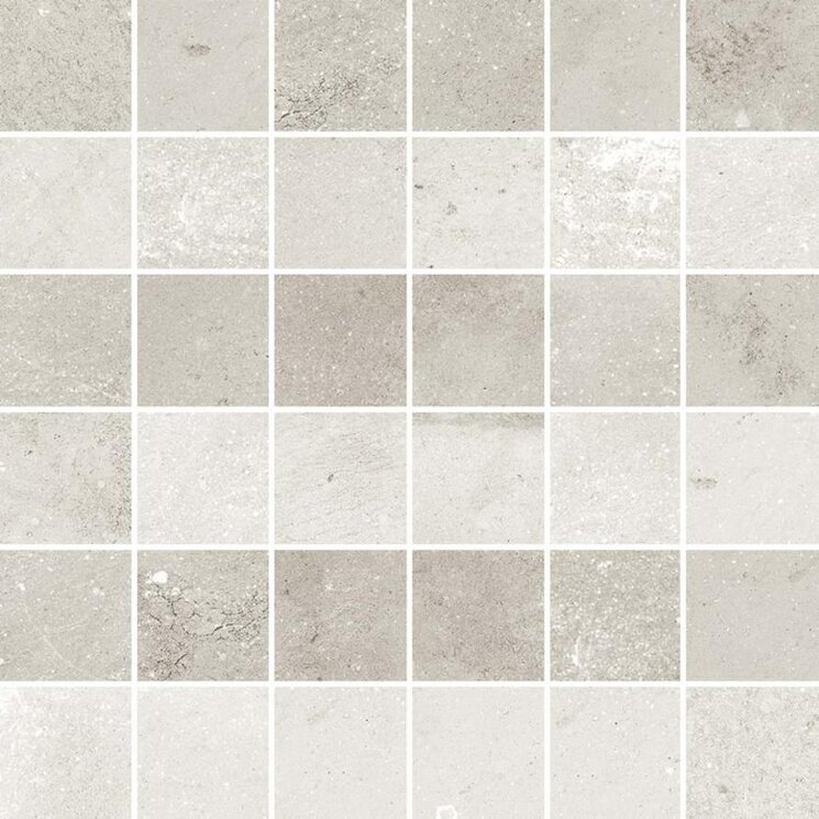 Мозаїка White 3D Mosaic 5x5 30x30 Maps Cerim з колекції Maps Cerim