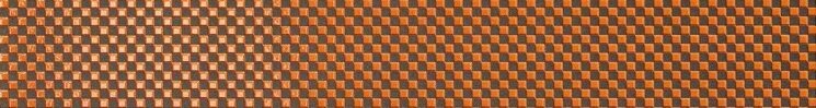 Бордюр (72x9.6) 76835- Listoneorange/Mokacheguered - F.1 Design з колекції F.1 Design Settecento