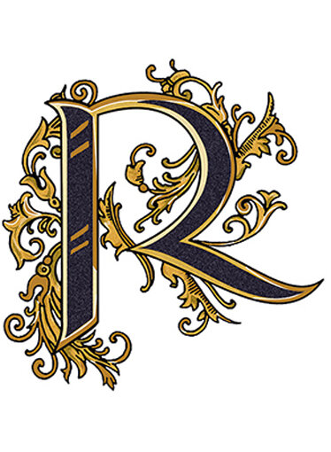 Декор 14,5x19,4 Lettera Bianca R - Alphabet - 489570 з колекції Alphabet Versace