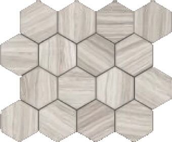 Мозаїка (26.6х30.6) 0154970 MASSIMO MOSAICO ESAGONA NAT. LAP. з колекції Італійська плитка APE