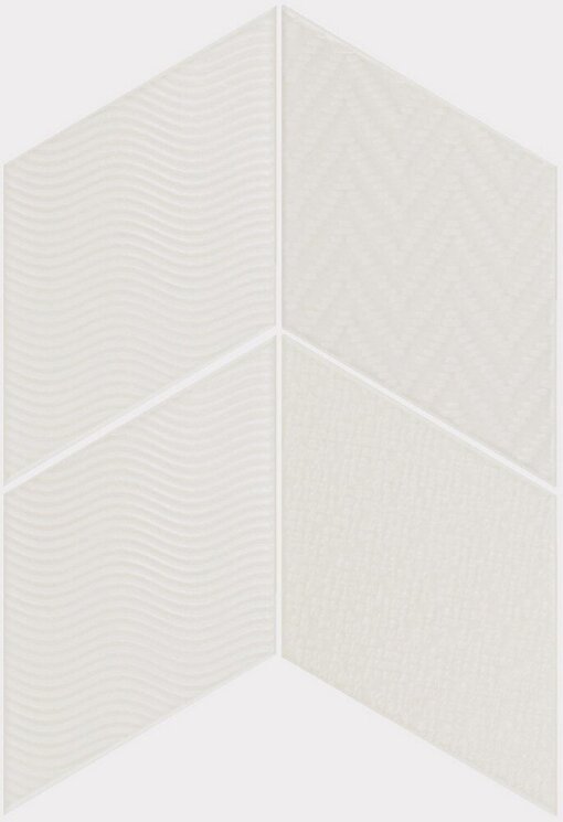 Плитка 14x24 Rhombus White з колекції Rhombus Equipe