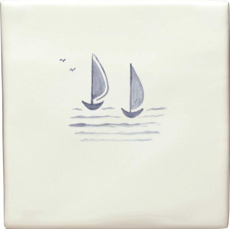 Декор Delft Boats Black Barks Of Bristol 12.7x12.7 Classic Winchester з колекції Classic Winchester Декор Delft Boats Black Barks Of Bristol 12.7x12.7 Classic Winchester з колекції Classic Winchester