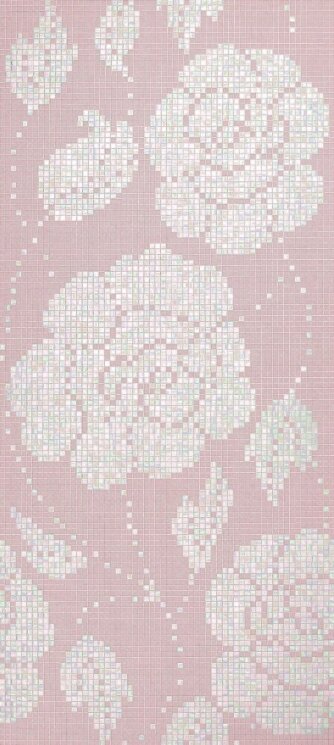 Мозаїка (290.5x129.1) Winter Flowers Pink - Decori 20 з колекції Decori 20 Bisazza
