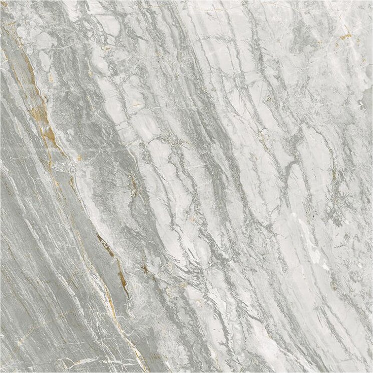 Плитка 60x60 Orobica Grigia Lux60 Rt - Purity of Marble Brecce - OG6X з колекції Purity of Marble Brecce Supergres