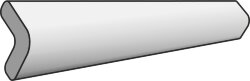 Бордюр (1.3x50) 739.0103.037 Perfil Marble Tortora Shine - Marble