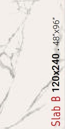 Декор Slab B Lappato Rettificato 120x240 Marmi Statutario Splendente Ava з колекції Marmi Statutario Splendente Ava