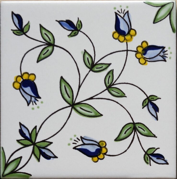 Декор (13x13) Gilda13 IDecori - Ceramica Artistica Vietrese з колекції Ceramica Artistica Vietrese Giovanni De Maio