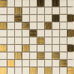 Мозаїка (25x25) 00689020 Mosaico Crema/Oro - Gold
