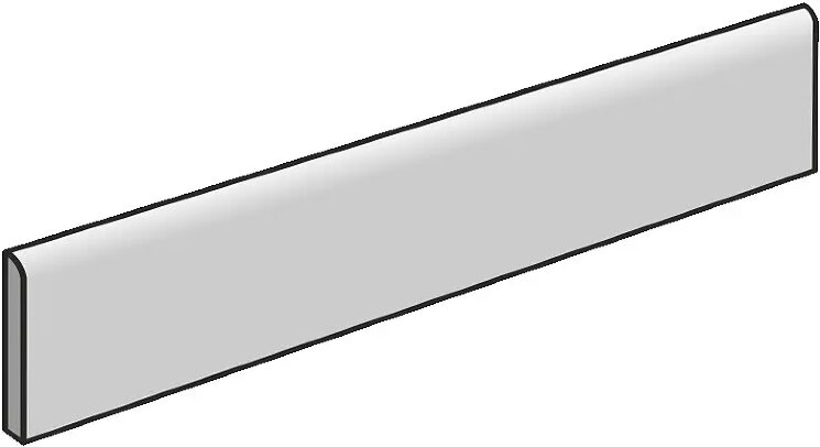Плінтус 7x60 185541 Me tal Silver Battiscopa Ret. Sichenia Me Tal з колекції Me_Tal Sichenia