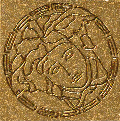 Декор (9.8x9.8) 37255 Girosp. Medusa Gold - Vanitas