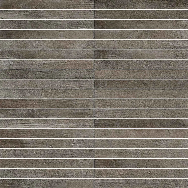 Мозаїка Frc Mattoncino 1 3 14 8 Anthracite Nat - 30x30 300094 Fireclay з колекції Fireclay Ricchetti