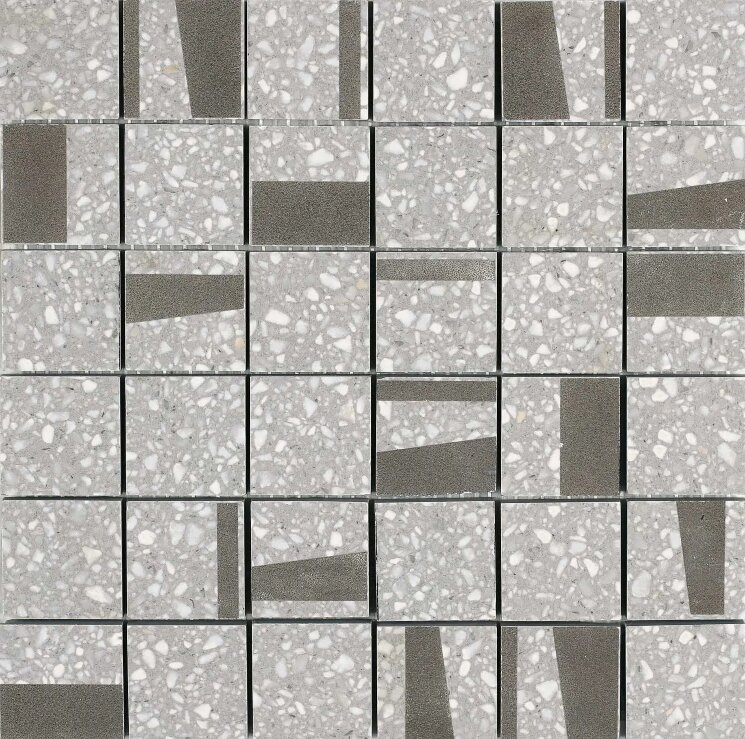 Мозаїка 30x30 M0KZ Pinch Light Grey Mosaico Marazzi Pinch з колекції Pinch Marazzi
