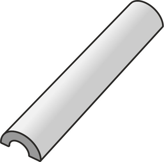 Кутовий елемент 3x15 Hnt Nat Sguscia Convessa Hnt 5 - HNT Nat з колекції HNT Nat Del Conca