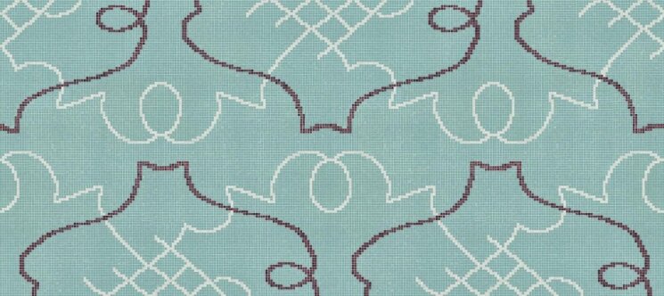 Мозаїка Andre' Bleu A 129.1x290.5 Decori 10 Bisazza з колекції Decori 10 Bisazza