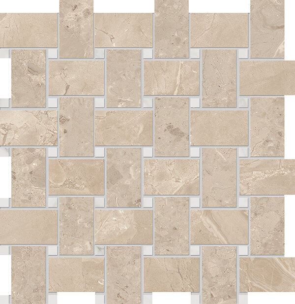 Мозаїка 30x30 Almond Mosaico Basket - Velvet - NA86 з колекції Velvet Astor