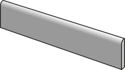 Плінтус 7.3x90 CSABDIPE90 Batt.90De-Micro Pearl Sant'Agostino Deconcrete