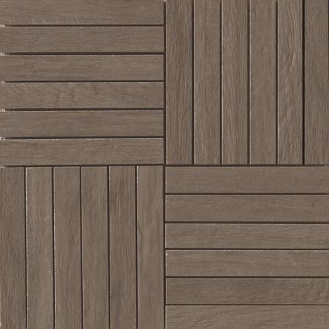 Мозаїка Quadrotte Marrone Scuro 30x30 Tavolato Casalgrande Padana з колекції Tavolato Casalgrande Padana